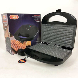 Сендвічниця бутербродниця-гриль MAGIO MG-367, гриль двосторонній контактний, вафельниця бутербродниця Сендвічниця бутербродниця-гриль MAGIO MG-367, гриль двосторонній контактний, вафельниця бутербродниця