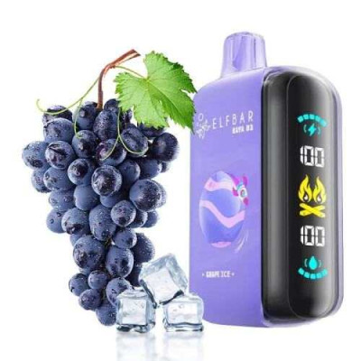 Elf Bar Raya D3 25000. Виноград (Grape Ice) 