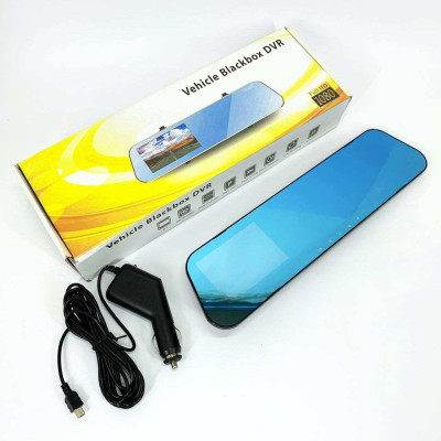 Автомобільний відеореєстратор, дзеркало DVR CT-607 дисплей 4.3 дюйми, Автомобільний відеореєстратор Хіт 