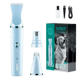 Акумуляторна машинка для стрижки тварин VGR 3 в 1 V-205