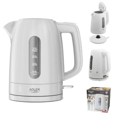 Електрочайник Adler AD 1л 2200Вт White 