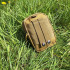 Тактична сумка - сумка для телефону, система MOLLE органайзер тактичний з кордури. Колір: койот 