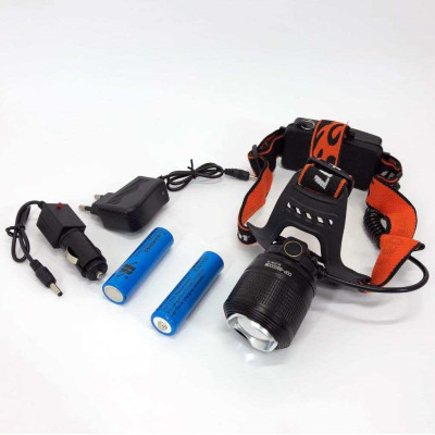 Налобний тактичний ліхтарик POLICE BL-2199-T6, потужний акумуляторний ліхтарик налобний, головний ліхтарик 