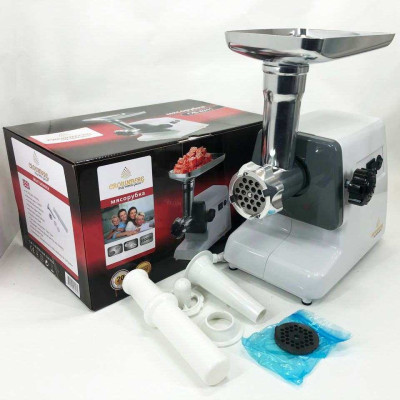 Електром'ясорубка Crownberg CB-4211, М'ясорубка 2500Вт для дому  для томатів 