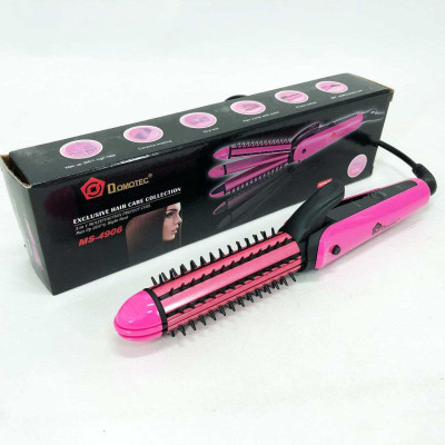 Щипці для вирівнювання, гофре, локони, гребінець з покриттям DOMOTEC MS-4906 3в1 