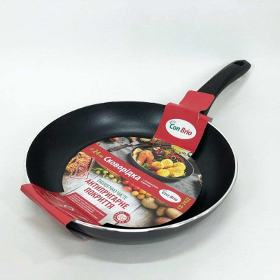 Сковорода 24 см Con Brio СВ-2422 FULL INDUCTION, антипригарна сковорода для індукційної плити 