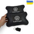 Набір подушок 2шт в авто Volkswagen з натуральної шкіри, на підголовник у машину, Автомобільна подушка Набір подушок 2шт в авто Volkswagen з натуральної шкіри, на підголовник у машину, Автомобільна подушка