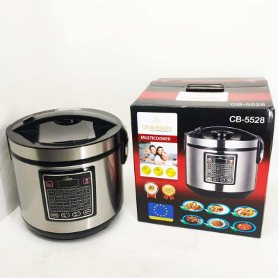 Мультиварка 30 програм Crownberg CB-5528 5л 1000Вт електронне керування з дисплеєм та функцією скороварки Мультиварка 30 програм Crownberg CB-5528 5л 1000Вт електронне керування з дисплеєм та функцією скороварки