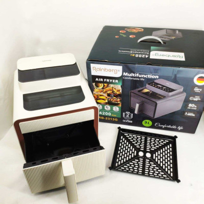 Аерофритниця Rainberg RB-2313 Потужний аерогриль 4200Вт Фрітюрниця безмасляна 9л Мультипіч 