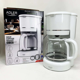 Кофеварка крапельна Adler AD 4383 white 1.5Л 900 Вт Кофеварка крапельна Adler AD 4383 white 1.5Л 900 Вт
