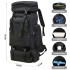 Рюкзак тактичний чорний 4в1 70 л Водонепроникний туристичний рюкзак. Колір: чорний 