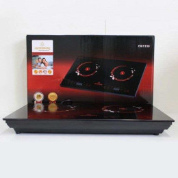 Інфрачервона двокомфоркова плита Crownberg CB-1330 із сенсорним керуванням 2000Вт