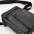 Елегантна чоловіча шкіряна сумка-месенджер із натуральної шкіри на 5 відділень, чоловіча сумка через спину 