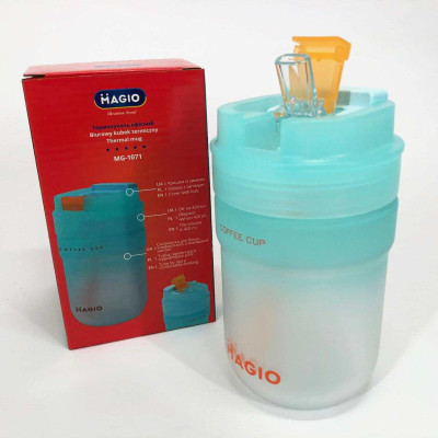 Термокухоль офісний Magio MG-1071 420 мл, Термос туристичний для напоїв, Термоси для фітнесу 