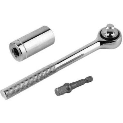 Тріскачка з універсальної головкою Instantly Grips any Shape 7-19 мм 