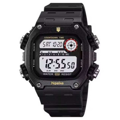 Годинник наручний чоловічий SKMEI 6212/2126BKWT, Годинник військовий чоловічий, Годинник для військовослужбовців Годинник наручний чоловічий SKMEI 6212/2126BKWT, Годинник військовий чоловічий, Годинник для військовослужбовців
