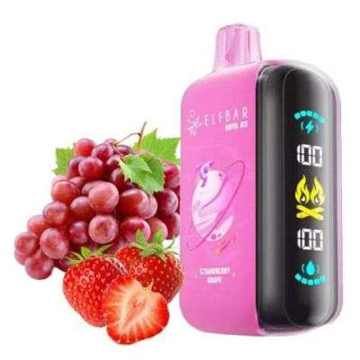 Elf Bar Raya D3 25000. Полуниця Виноград (Strawberry Grape) 
