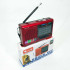 Портативна стовпчик радіо MP3 USB Golon RX-6622. Колір: червоний 