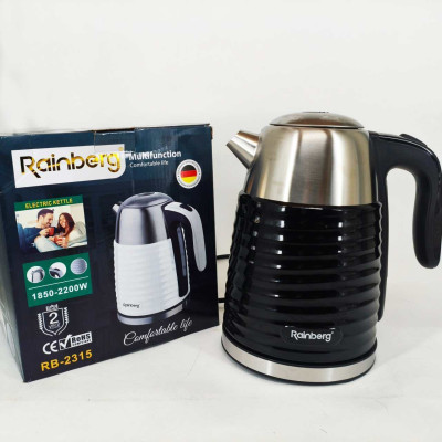 Чайник електричний Rainberg RB-2315 1.8л 2200Вт Black Чайник електричний Rainberg RB-2315 1.8л 2200Вт Black