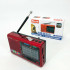 Портативна стовпчик радіо MP3 USB Golon RX-6622. Колір: червоний 
