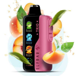 Elf Bar Trio 40000. Персик (Peach Twist) Elf Bar Trio 40000. Персик (Peach Twist)