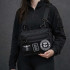 Тактична сумка для патчів Cordura 600D — 5 кишень, месенджер чорний з тканини Тактична сумка для патчів Cordura 600D — 5 кишень, месенджер чорний з тканини