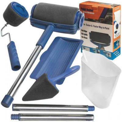 Набір для фарбування стін стелі підлоги валик з резервуаром Paint Roller 5 в 1 