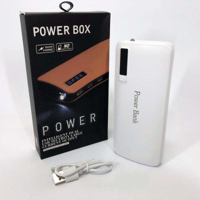 Портативний зарядний пристрій Павербанк 50000 mAh 3хUSB Power Bank Smart Tech White 