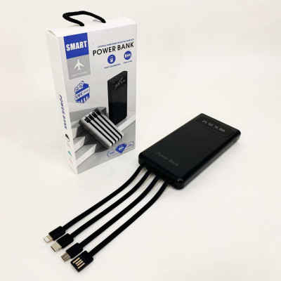 Портативний Зарядний Пристрій Павербанк 30000 mAh 2хUSB Power Bank Smart Tech 