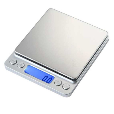 Ваги ювелірні електронні Domotec MS-1729A з 2-ма чашами 3000 грам, Точні ваги для прикрас 