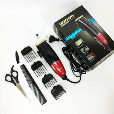Машинка для стрижки волосся професійна Gemei GM-807, Стильна машинка для стрижки та гоління 