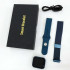 Smart Watch T80S, два браслети, температура тіла, тиск, оксиметр. Колір: синій 