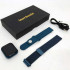 Smart Watch T80S, два браслети, температура тіла, тиск, оксиметр. Колір: синій 