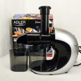 Соковитискач шнековий для цитрусових фруктів та овочів Adler AD 4130 домашній електричний на 150Вт