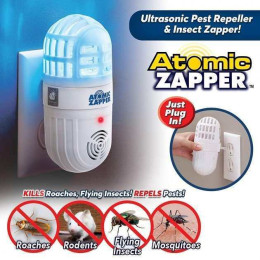 Ультразвуковий відлякувач шкідників і комах, що літають — Atomic Zapper Ультразвуковий відлякувач шкідників і комах, що літають — Atomic Zapper
