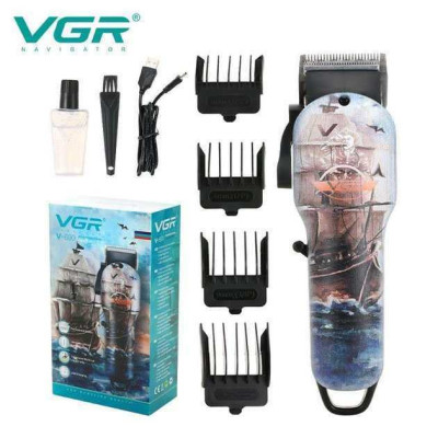 Акумуляторна машинка для стрижки VGR V-690 від USB Нержавіюча сталь, підстригальна машинка Акумуляторна машинка для стрижки VGR V-690 від USB Нержавіюча сталь, підстригальна машинка