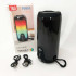 Bluetooth-колонка TG651 з RGB ПІДСВІТКОМ, акумуляторна колонка для музики, для вечірки. Колір: чорний 