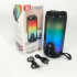 Bluetooth-колонка TG651 з RGB ПІДСВІТКОМ, акумуляторна колонка для музики, для вечірки. Колір: чорний 
