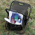 Складаний стілець рюкзак з сумкою холодильником для риболовлі кемпінгів відпочинку на природі 49х36х29см 
