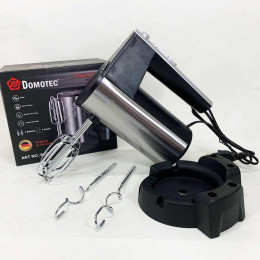 Міксер ручний DOMOTEC R6629A 240Вт 5 швидкостей із двома насадками