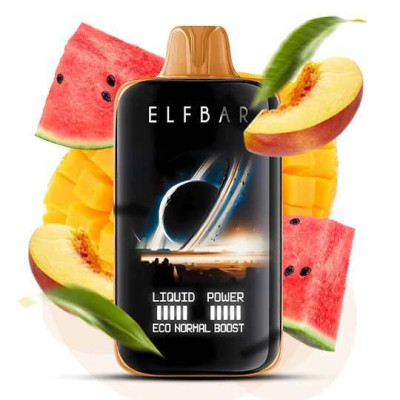 Elf Bar Moon Night 40000. Манго Персик Кавун (Mango Peach Watermelon) 