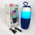 Портативна колонка TG644 5W з RGB підсвічуванням та ремінцем, музичні колонки для вулиці. Колір: синій 