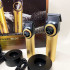 Набір VGR 2 в 1 V-001 V-977 GOLD, акумуляторна машинка для стрижки та триммер. Колір: золотий 