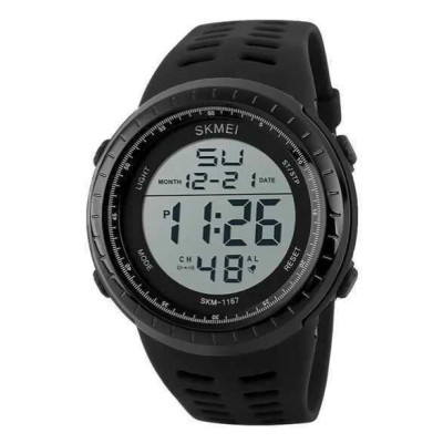 Годинник наручний чоловічий SKMEI 1167BK BLACK, армійський годинник протиударний. Колір: чорний 