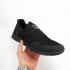 Літні кросівки з сітки чорного кольору 42р 27см для чоловіків 