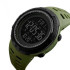 Годинник наручний чоловічий SKMEI 1251AG ARMY GREEN, годинник наручний електронний тактичний. Колір: зелений 
