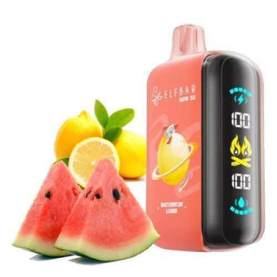 Elf Bar Raya D3 25000. Кавун Лимон (Watermelon Lemon) Elf Bar Raya D3 25000. Кавун Лимон (Watermelon Lemon)