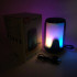 Акумуляторна переносна колонка TG652 5W з RGB підсвічуванням та ремінцем, блютуз колонка. Колір: синій 