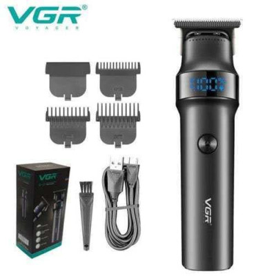Машинка для стрижки волосся VGR V-987 BLACK, для стрижки посіченого волосся Машинка для стрижки волосся VGR V-987 BLACK, для стрижки посіченого волосся