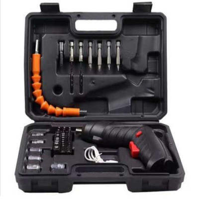 Шуруповерт акумуляторний з насадками 47 предметів у кейсі викрутка акумуляторна в валізі 